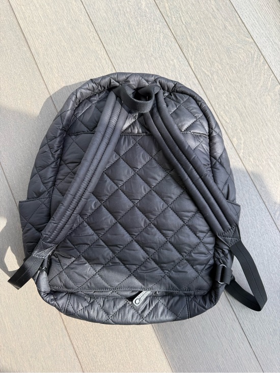 Quince Transit Quilted Commuter Backpack (color: black)